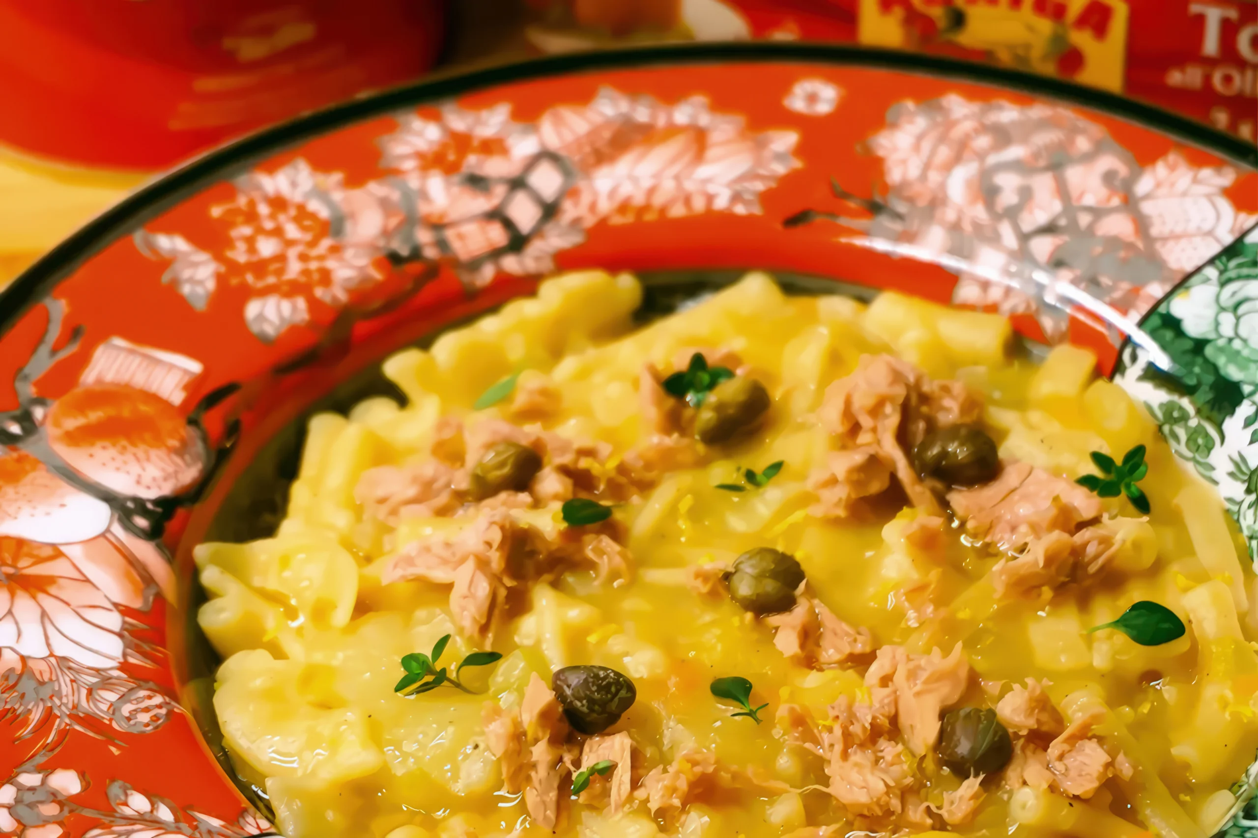 Pasta e patate con tonno auriga
